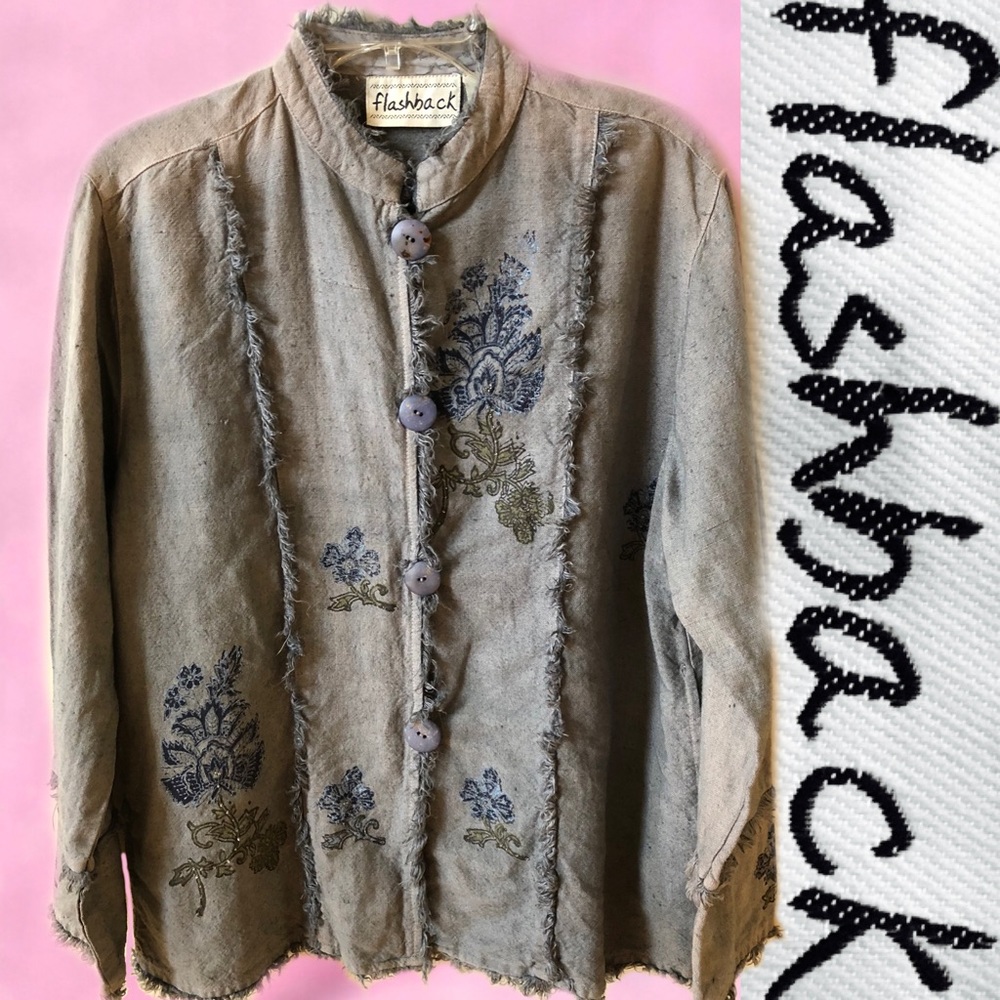 Flashback Button Layering Jacket Medium - Picture 2 of 5